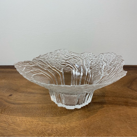 Mantsalan Lasisepat Scandinavian Art Glass Metsa Bowl design Pertti Kallioinen - Picture 2 of 12